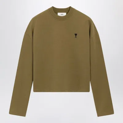 AMI ALEXANDRE MATTIUSSI AMI PARIS BRONZE AMI PARIS DE COEUR SWEATSHIRT