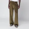 Ami Alexandre Mattiussi Bronze Corduroy Trousers In Brown