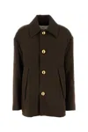Ami Alexandre Mattiussi Ami Paris Brown Wool Jacket In Brown
