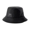 Ami Alexandre Mattiussi Ami Paris Ami Bucket Hat In Black