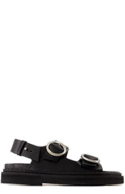 Ami Alexandre Mattiussi Fussbet Sandals - Ami Paris - Leather - Black