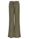 Ami Alexandre Mattiussi Ami Wide Leg Trousers With Adjustable Strap