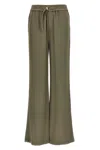 Ami Alexandre Mattiussi Ami Wide Leg Trousers With Adjustable Strap
