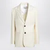 Ami Alexandre Mattiussi Ami Paris Butter-coloured Wool Jacket Women In Neutral