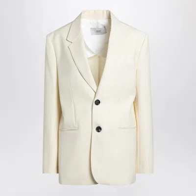Ami Alexandre Mattiussi Ami Paris Butter-coloured Wool Jacket In Neutral