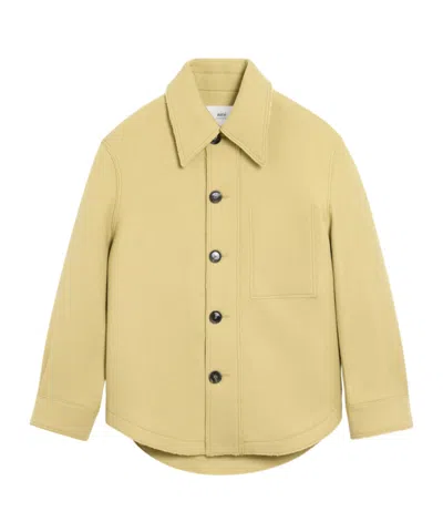 Ami Alexandre Mattiussi Ami Paris Buttoned Jacket In Green