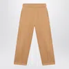 Ami Alexandre Mattiussi Ami Paris Camel Ami Paris De Coeur Joggers In Brown