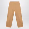 Ami Alexandre Mattiussi Ami Paris Camel Ami Paris De Coeur Joggers In Orange