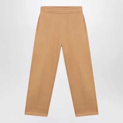 Ami Alexandre Mattiussi Ami Paris Camel Ami Paris De Coeur Joggers In Neutral