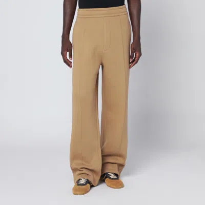 Ami Alexandre Mattiussi Camel Ami De Coeur Joggers In Sand