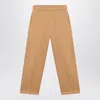 Ami Alexandre Mattiussi Ami Paris Camel Ami Paris De Coeur Joggers In Neutral