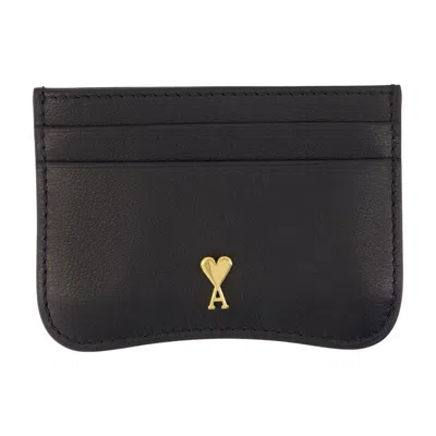 Ami Alexandre Mattiussi Ami Paris Card Case In Black