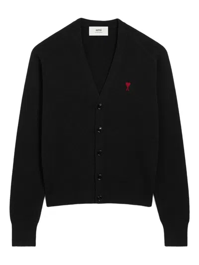 Ami Alexandre Mattiussi Ami Paris Cardigan Adc Clothing In Black