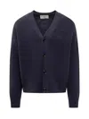 Ami Alexandre Mattiussi Ami De Coeur Cardigan In Blue