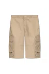 Ami Alexandre Mattiussi Ami Paris Cargo Short In Neutral