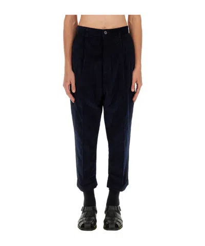 Ami Alexandre Mattiussi Ami Paris Carrot Cropped Trousers In Blue