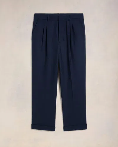 Ami Alexandre Mattiussi Ami Paris Carrot Fit Trousers In Blue