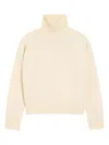 Ami Alexandre Mattiussi Wool And Cashmere Funnel Neck Sweater In Multi