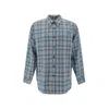 Ami Alexandre Mattiussi Long-sleeved Checkered Knitted Shirt