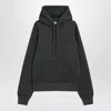 Ami Alexandre Mattiussi Ami Paris Charcoal Grey Ami De Coeur Sweatshirt Men In Black