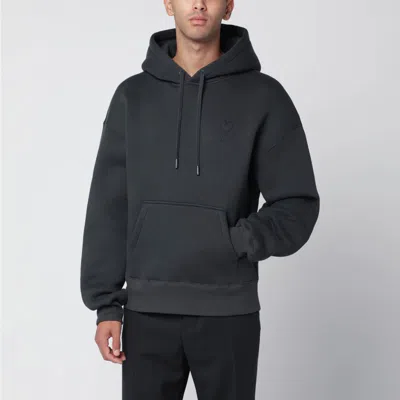 Ami Alexandre Mattiussi Charcoal Grey Ami De Coeur Sweatshirt In Gray