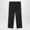 Ami Alexandre Mattiussi Ami Paris Charcoal Grey Wool Trousers Men In Black