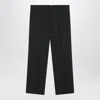 Ami Alexandre Mattiussi Ami Paris Charcoal Grey Wool Trousers Men In Black