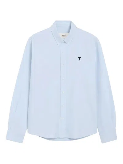 Ami Alexandre Mattiussi Ami Paris Chemise Classic In Blue