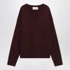 Ami Alexandre Mattiussi Ami Paris Cherry-coloured Wool And Cashmere Sweater Ami De Coeur Men In Black