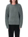 AMI ALEXANDRE MATTIUSSI AMI PARIS CHUNKY HAIR MOHAIR SWEATER