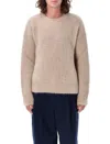 Ami Alexandre Mattiussi Ami Paris Chunky Hair Mohair Sweater