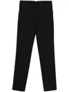 Ami Alexandre Mattiussi Ami Paris Women Wool Cigarette Trousers In Black