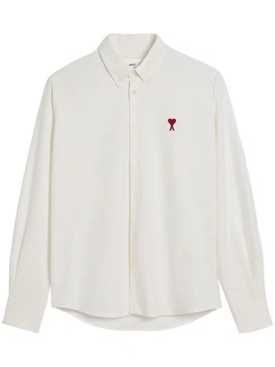 Ami Alexandre Mattiussi Ami Paris Classic Adc Shirt In White
