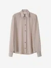 Ami Alexandre Mattiussi Ami Paris Classic Crepe Blouse