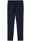 Ami Alexandre Mattiussi Ami Paris Classic Elasticated Waist Pant In 4011 Navy Blue