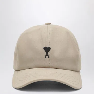 Ami Alexandre Mattiussi Ami Paris Classic Mini Cap For Men In Beigetaupe