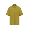 Ami Alexandre Mattiussi Ami Paris Classic Shortsleeve Classic Shirt In Green