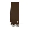 Ami Alexandre Mattiussi Ami Paris Cloud Scarf In Brown