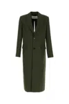 Ami Alexandre Mattiussi Wool Coat With Notch Lapel And Back Vent