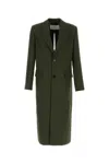 Ami Alexandre Mattiussi Wool Coat With Notch Lapel And Back Vent