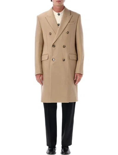 Ami Alexandre Mattiussi Ami Paris Coats In Neutral