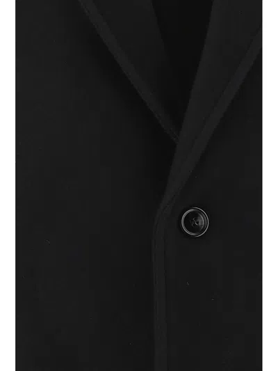Ami Alexandre Mattiussi Ami Paris Coats In Black