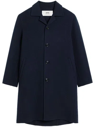 Ami Alexandre Mattiussi Ami Paris Coats In Blue