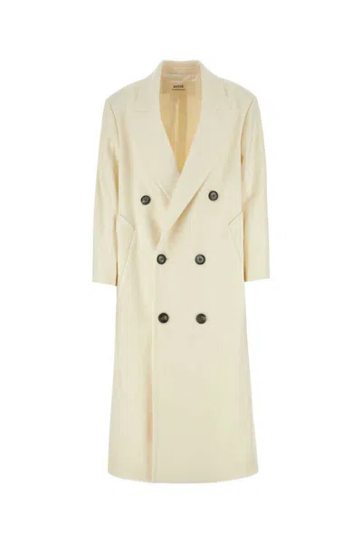 Ami Alexandre Mattiussi Ami Paris Coats In White