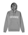 Ami Alexandre Mattiussi Ami Alexandre Matiussi Hoodie With Lettering Embroidery In Gray