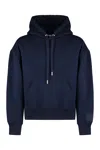 Ami Alexandre Mattiussi Ami Paris Cotton Hoodie In Blue
