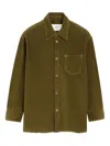 Ami Alexandre Mattiussi Overshirt With Chest Pocket And Long Sleeves In Green