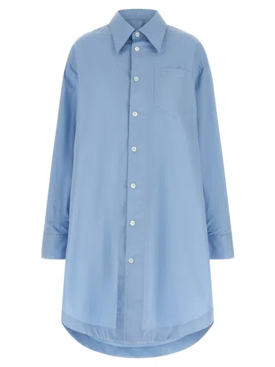 Ami Alexandre Mattiussi Ami Paris Cotton Poplin Shirt Dress In Multi