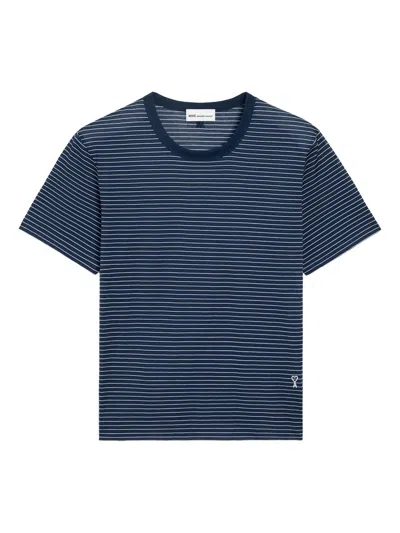 Ami Alexandre Mattiussi Ami Paris Cotton Short Sleeves T-shirt Adc In Multi