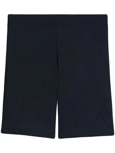 Ami Alexandre Mattiussi Ami Paris Cotton Shorts In Blue